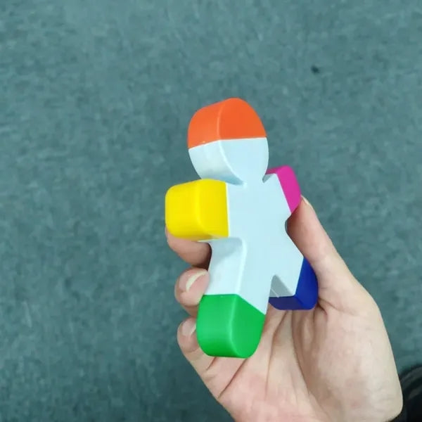 Logo Creative Little Man Shape 5 in 1 Highlighter