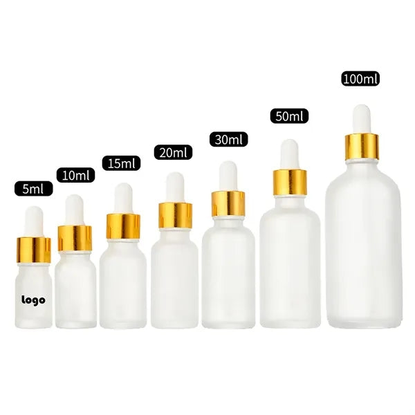 5ml Mini Frosted Dropper Bottles