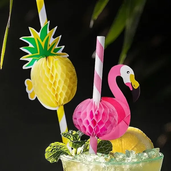 Party Art Biodegradable Paper Straw