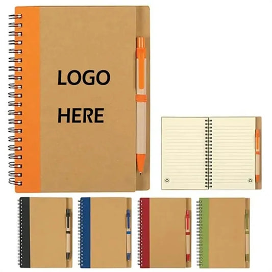 B6 Kraft Paper Notebook with Eco Pen ()