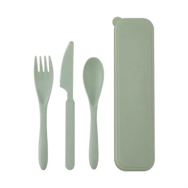 Multicolor Custom LOGO Eco Friendly Outdoor Cutlery Set