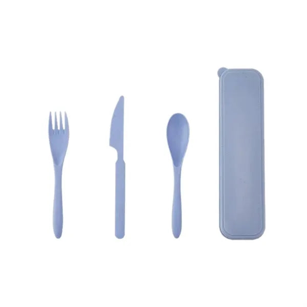 Multicolor Custom LOGO Eco Friendly Outdoor Cutlery Set