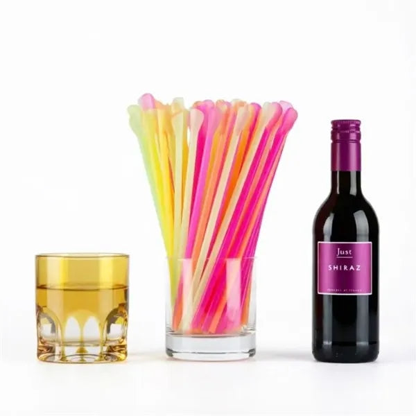 Disposable Spoon Shaped Art Straw