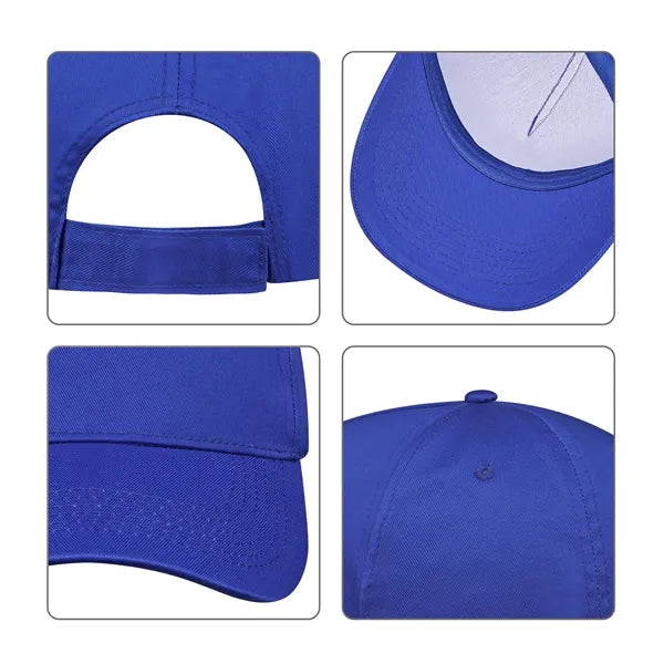 5 Panel Structured Polyester Cotton Baseball Hat