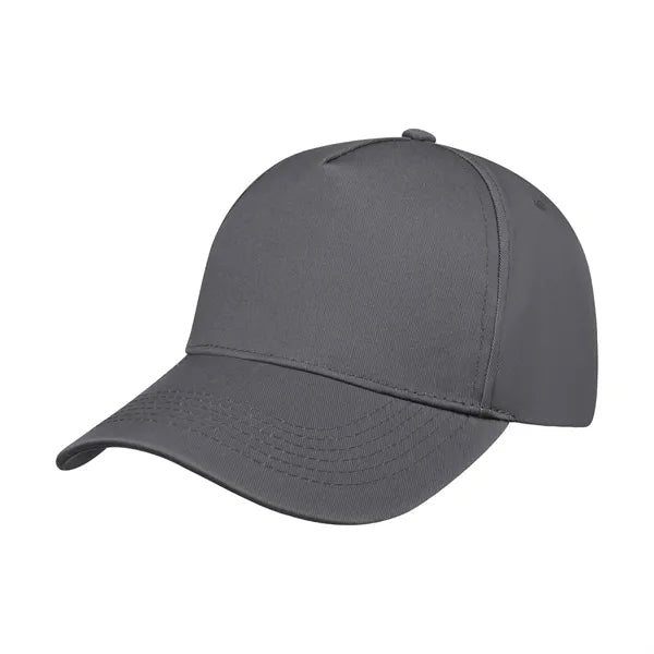 5 Panel Structured Polyester Cotton Baseball Hat