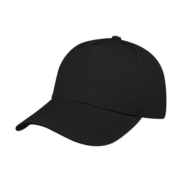 5 Panel Structured Polyester Cotton Baseball Hat