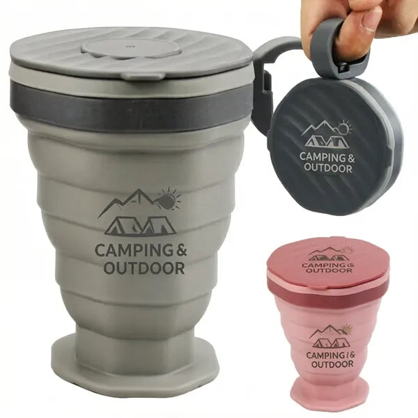 Collapsible Coffee Cup with Customizable Logo