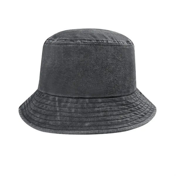Unisex Washed Cotton Sun Bucket Hat