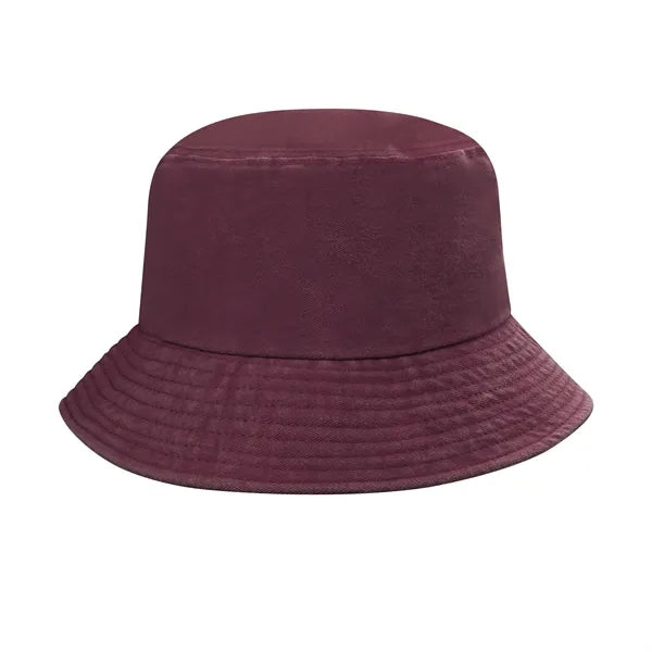 Unisex Washed Cotton Sun Bucket Hat