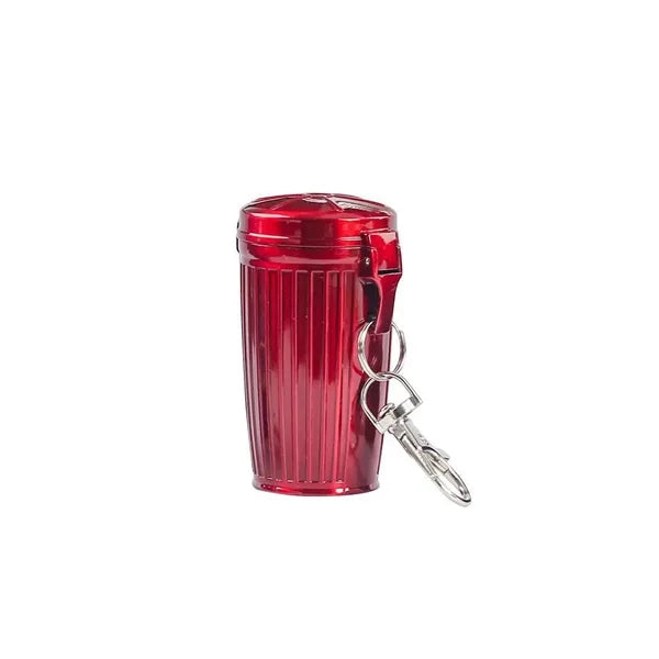 Portable Mini Trash Can Keychain Ashtray with Sealed Lid