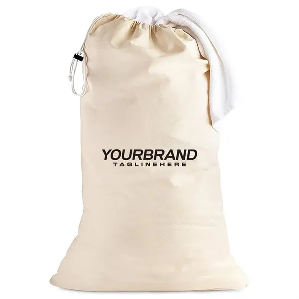 Canvas Laundry Bag with Drawstring