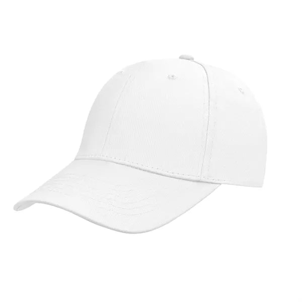 6 Panel Structured Cotton Twill Baseball Hat
