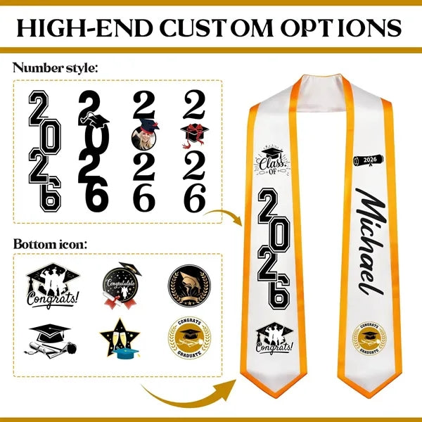 Graduation Sash Stole