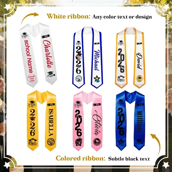 Graduation Sash Stole
