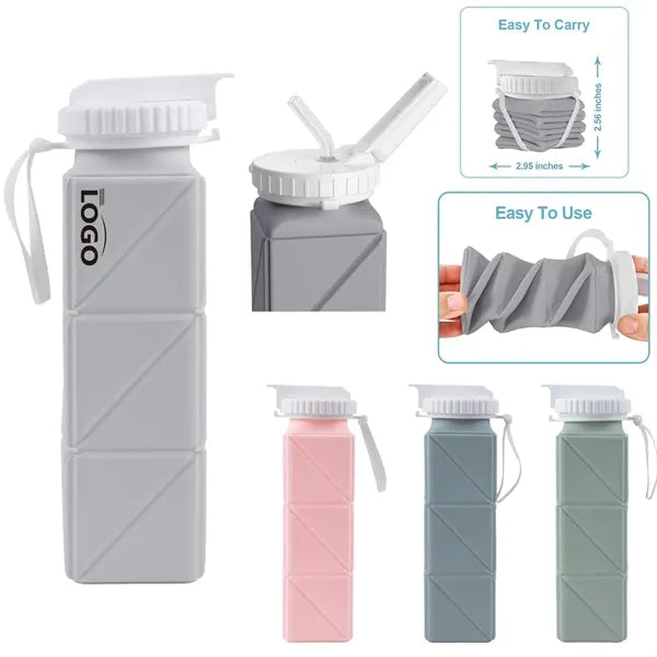 620ml Silicone Folding Water