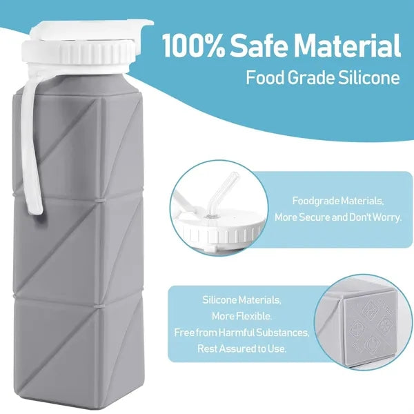 620ml Silicone Folding Water