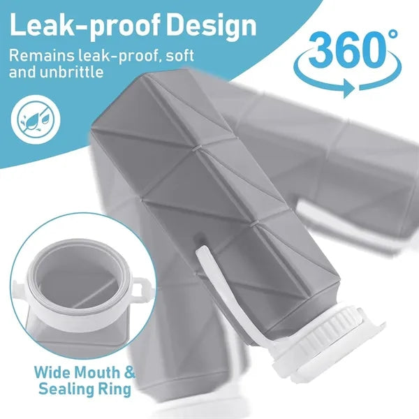 620ml Silicone Folding Water