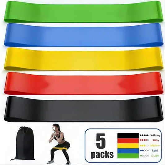 TPE Resistance Loop Band Glute & Yoga Workout