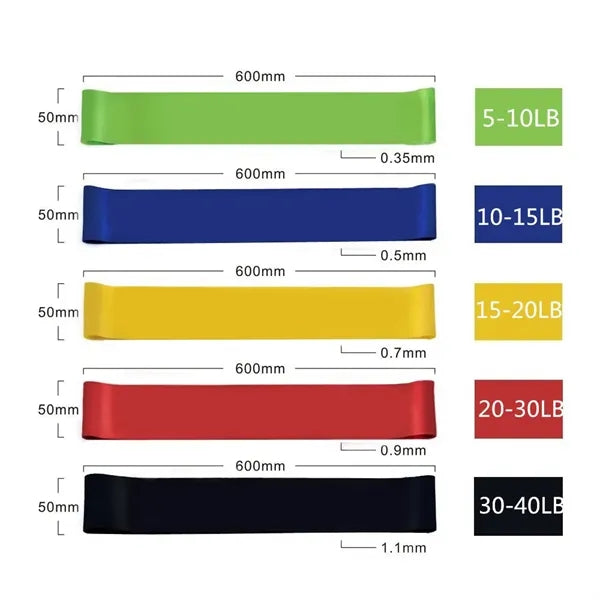 TPE Resistance Loop Band Glute & Yoga Workout