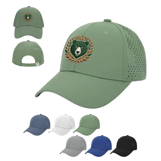 6 Panel Quick Dry Polyester Golf Baseball Cap