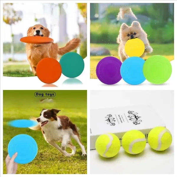 Dog flying disc toy