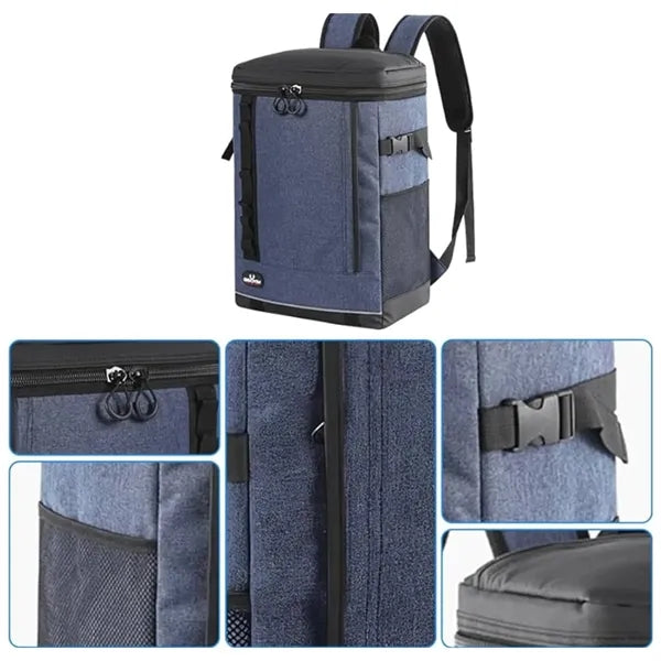 30L Insulated Lunch Cooler Tote with Leakproof Lining