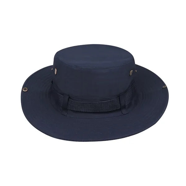 Wide Brim Jungle Boonie Bucket Hat W/ Chin Strap