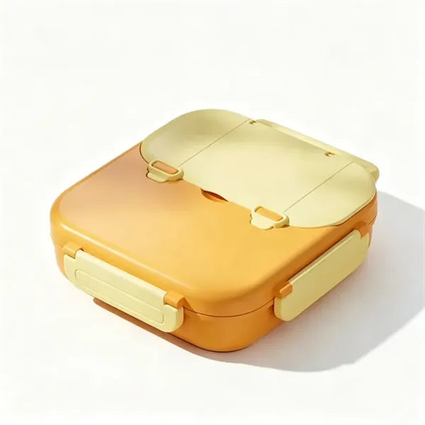 Kids 3-Compartment Plastic Lunch Box