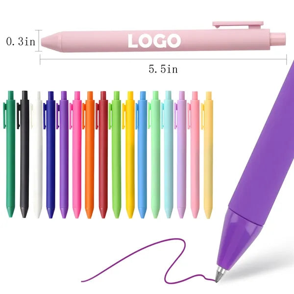Macaron Retractable Ballpoint Pens for Gifts