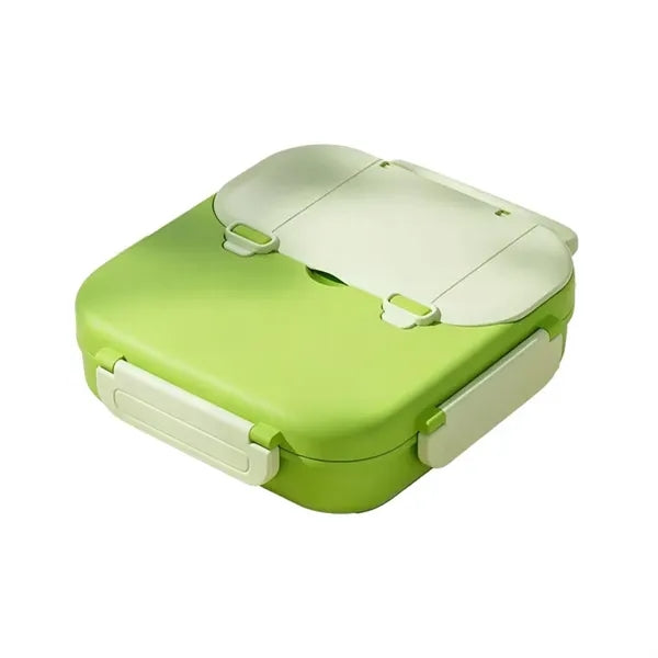 Kids 3-Compartment Plastic Lunch Box