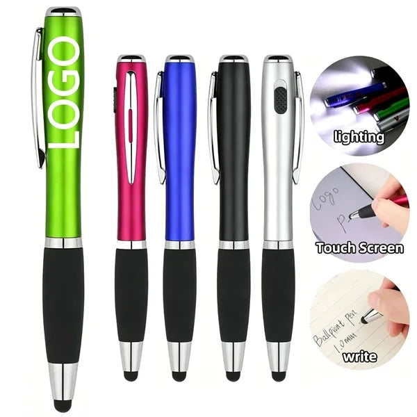 LED Light Multi Function Stylus Pen
