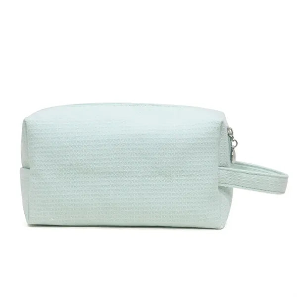 Travel Waffle Kit Makeup Bag Zipper Cosmetic Pouch