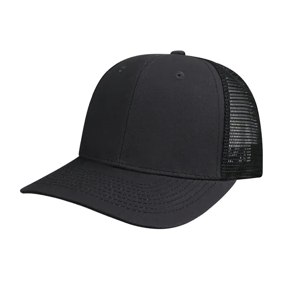 112 Style Structured Snapback Trucker Cap W/ Mesh Back