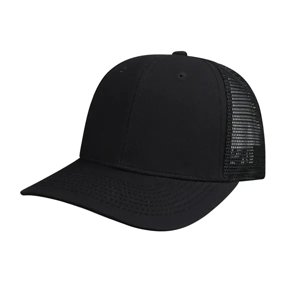 112 Style Structured Snapback Trucker Cap W/ Mesh Back