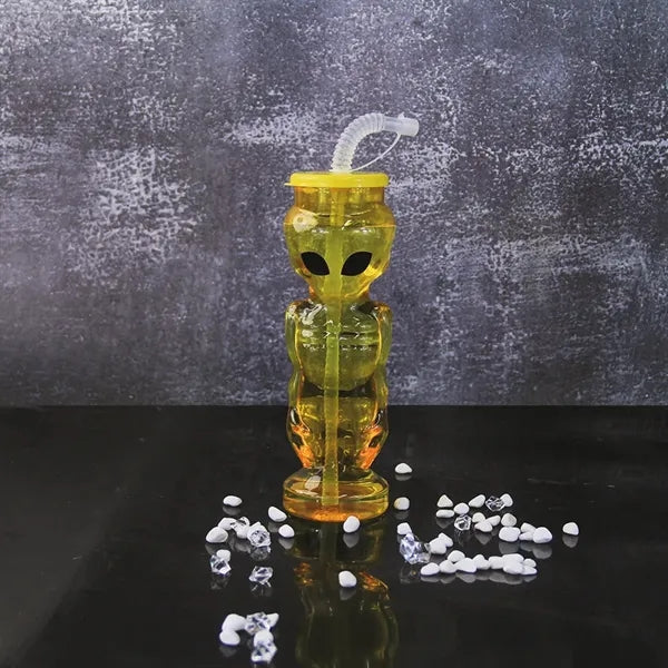 16oz Disposable Alien Plastic Cup