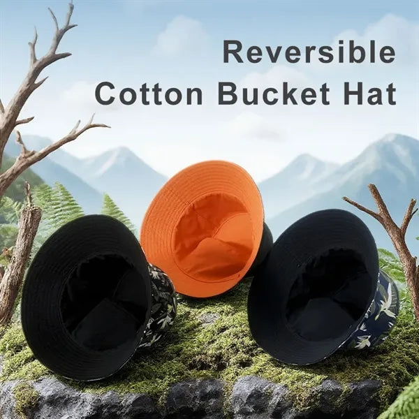 Reversible Breathable Cotton Bucket Hat