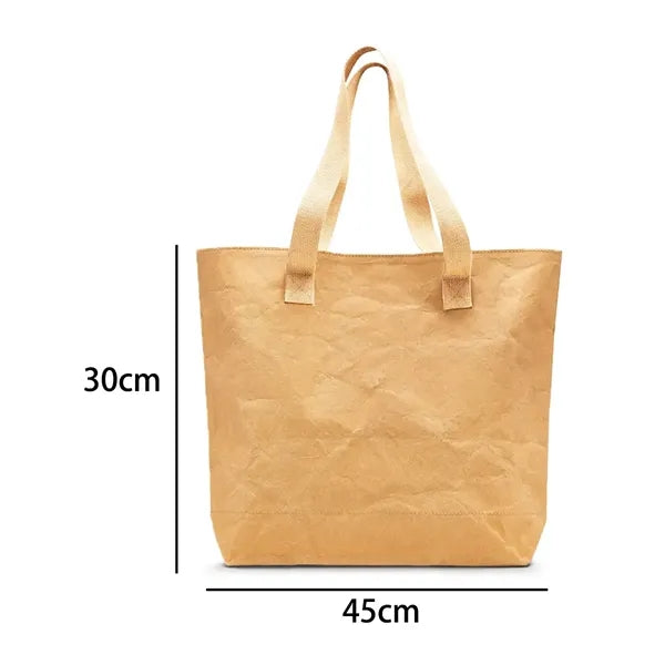 Kraft Paper Tote Bag with Durable Handles