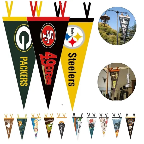 World Cup Cheering Felt Triangle Flags