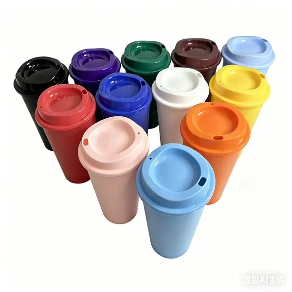 16-ounce single-layer polypropylene plastic coffee cup