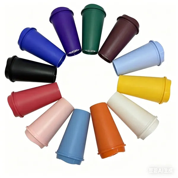 16-ounce single-layer polypropylene plastic coffee cup