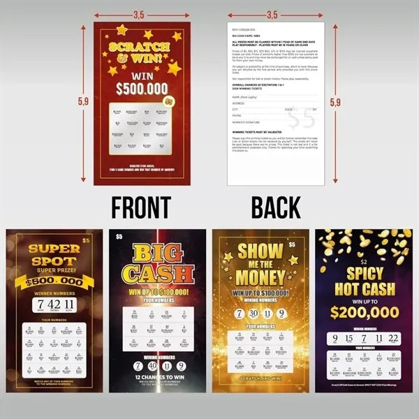 Scratch-Off Cards