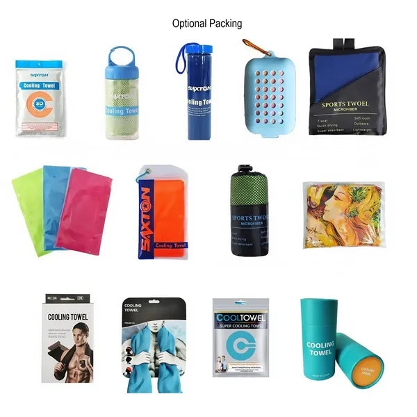 Cooling Towel with Carabiner Case