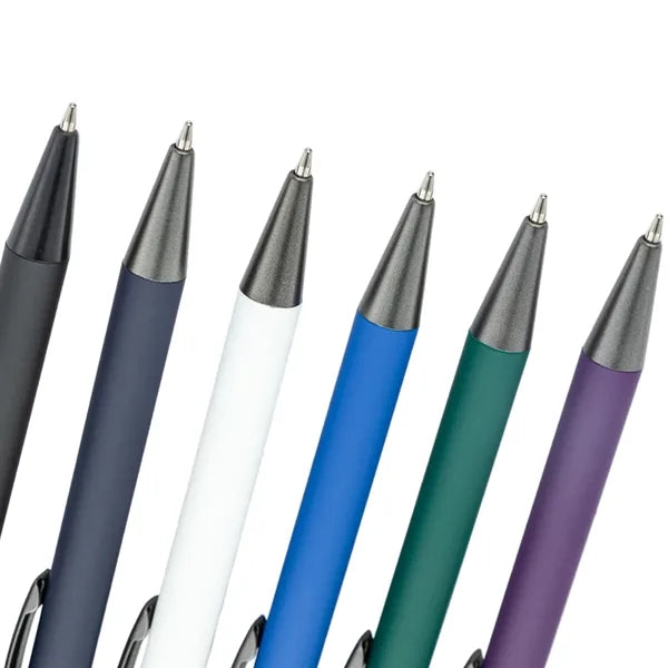 Soft Touch Metal Stylus Ballpoint Pen