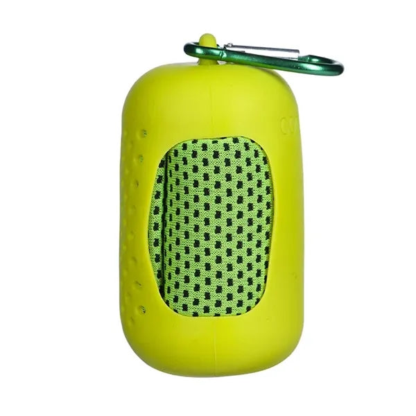Cooling Towel with Carabiner Case