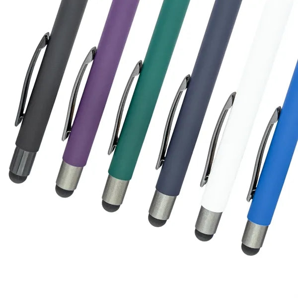 Soft Touch Metal Stylus Ballpoint Pen