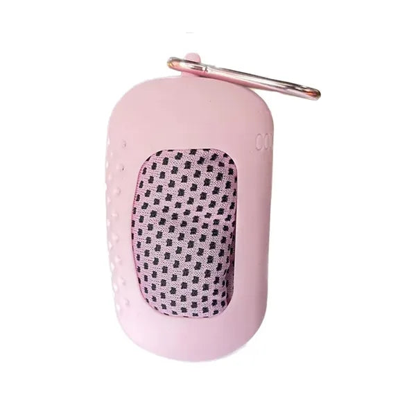 Cooling Towel with Carabiner Case