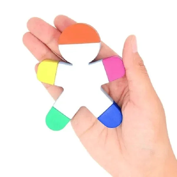 Human Shaped Highlighter 5 Color Marker Heads