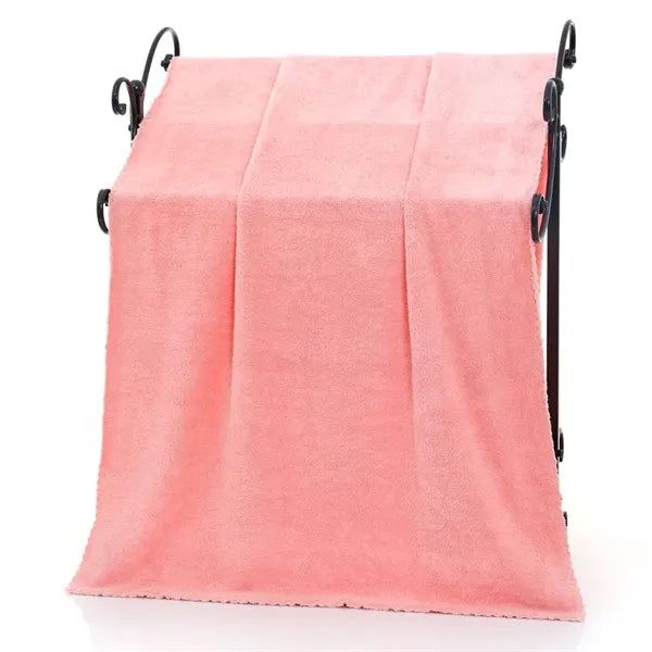 Coral Fleece Bath Towel Thick Absorbent Adult Beach