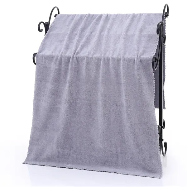 Coral Fleece Bath Towel Thick Absorbent Adult Beach