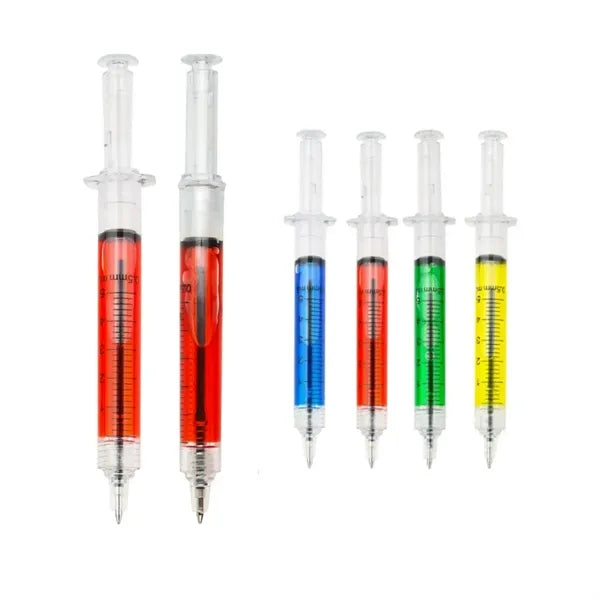 Colorful Liquid Syringe Ballpoint Pen